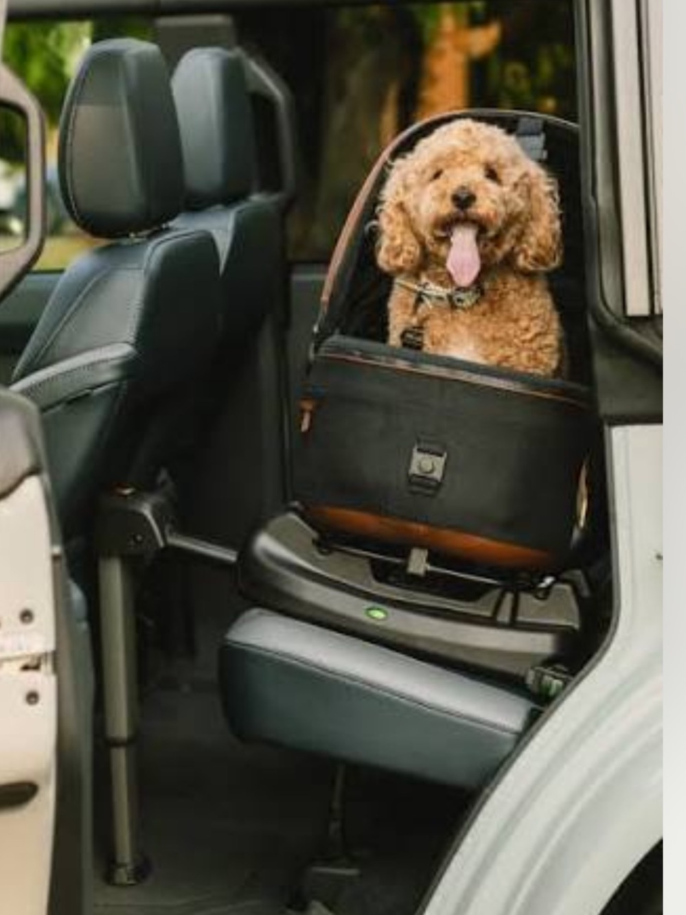 Tavo Pets Maeve Pet Car Seat, Small Flex - Fawn Up 20 Ibs. gently used